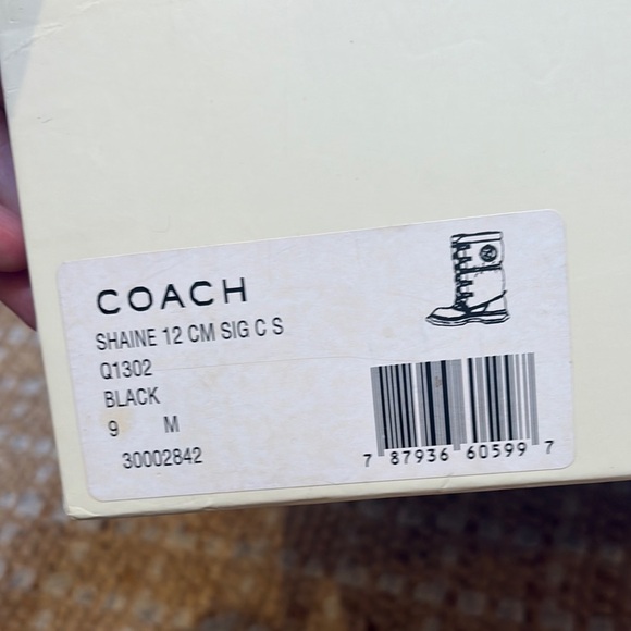 Coach Black Winter Boots - Picture 8 of 10
